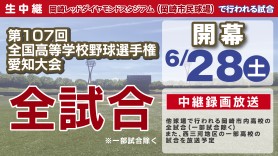 第107回全国高等学校野球選手権愛知大会