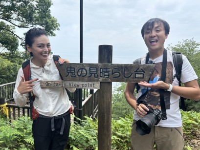加藤ゆうみ　（2018年ミス・ユニバース日本代表） 　ふがまるちゃん（三重県の絶景を撮る風景写真家）
