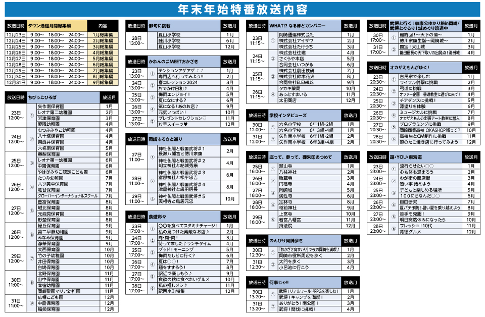 2024-2025 年末年始総集編