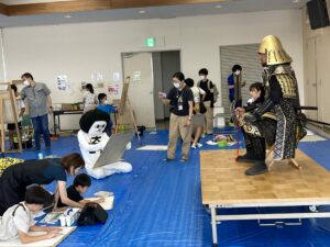 オカザえもんと徳川家康公を描こう