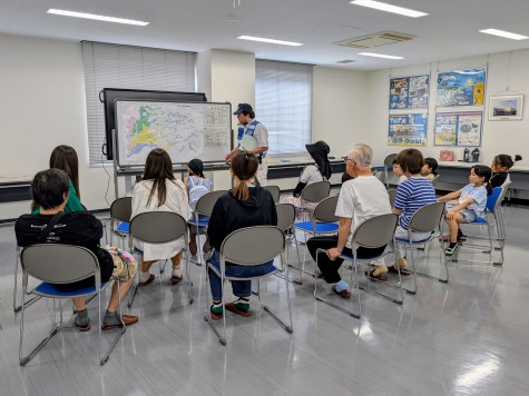 男川浄水場見学　行われる