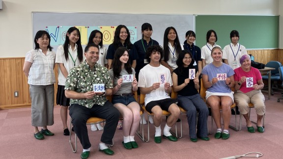 姉妹都市ニューポートビーチ市 青少年訪問団が訪問