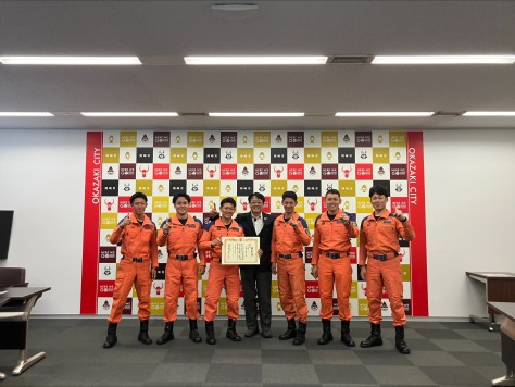 「第５３回全国消防救助技術大会」出場を報告