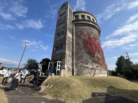 六供配水塔 土木遺産に登録