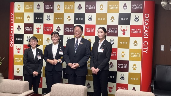 JICA海外協力隊 赴任前市長報告