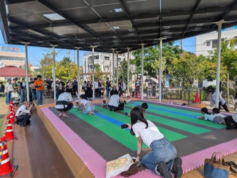 籠田公園でキッズレース　開催