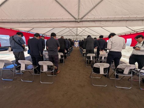 広域ごみ処理施設の安全祈願